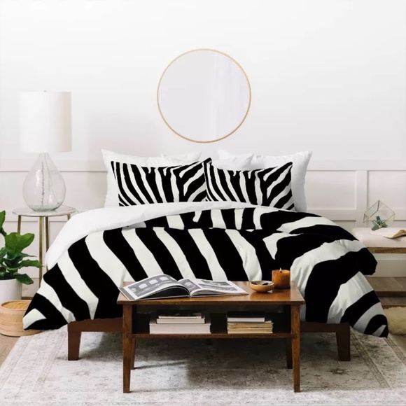 Other - Natalie Baca Zebra Stripes Duvet Set - Queen
